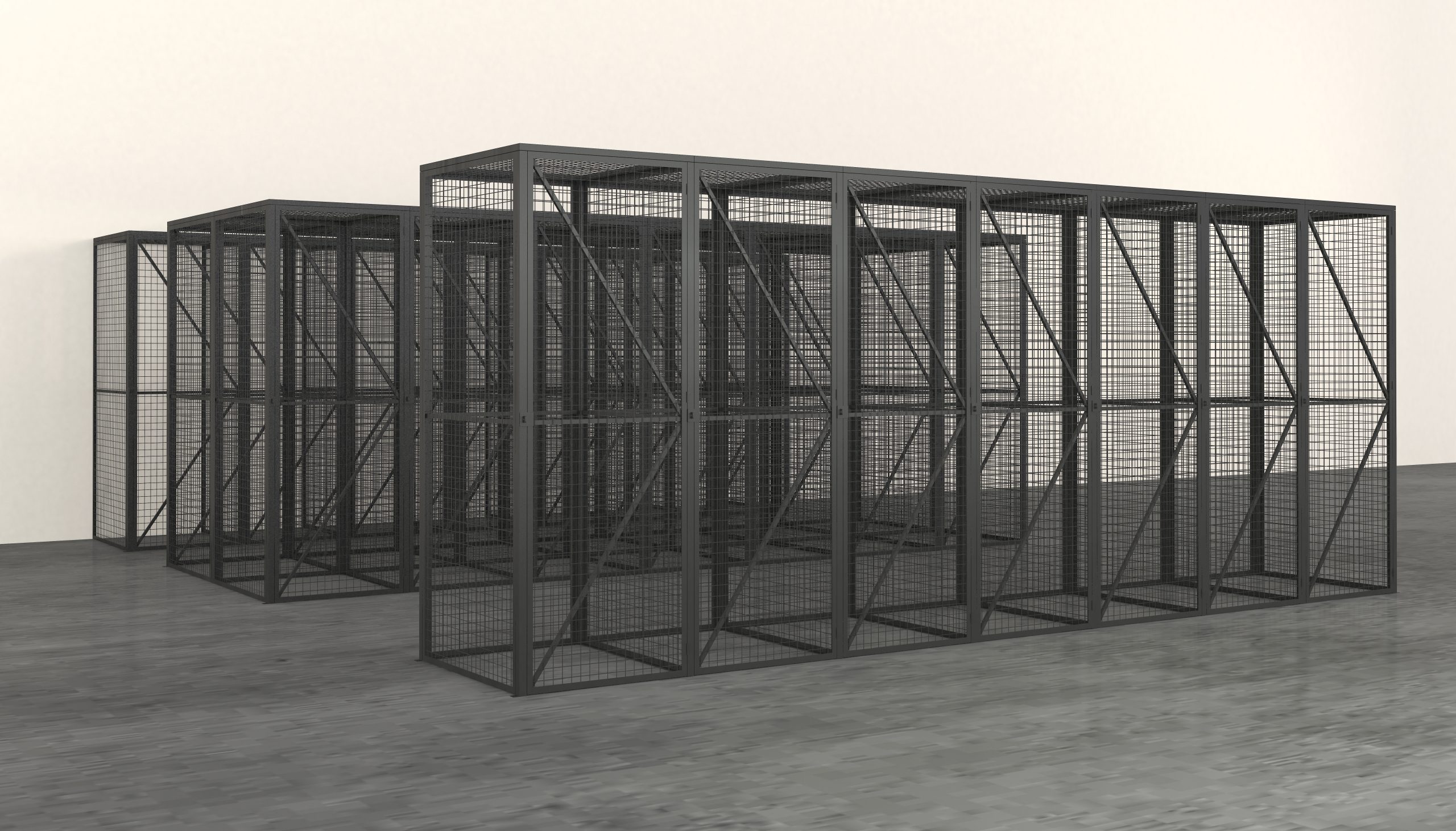 SFS meta wire mesh locker for mini warehouse
