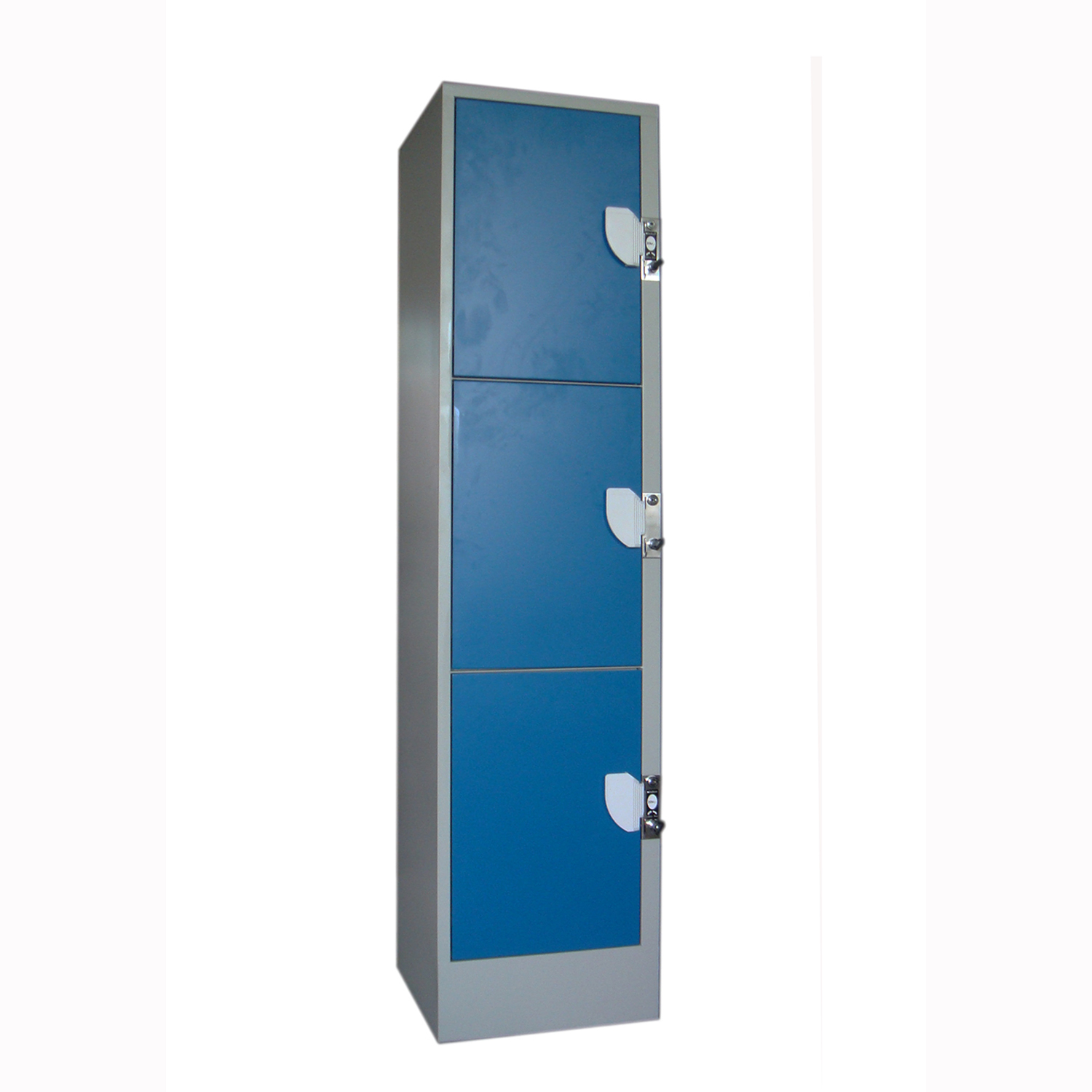 SFS Metal Coin Locker for Storage Personal Goods with Three Doors in Blue-SFS-CL-003