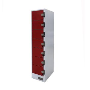 SFS-Metal-Coin-Locker-for-Storage-Personal-Goods-with-7-Doors-in-Red-SFS-CL-007