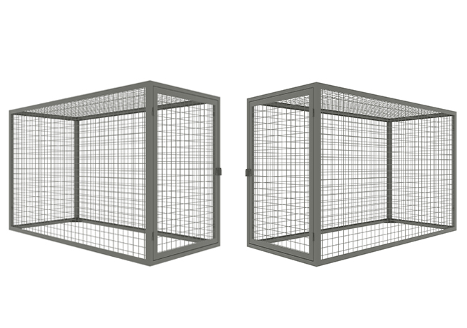 SFS Public Locker For Metal Mesh Horizon Bike&Bicycle Storage Locker SFS-BSL-012