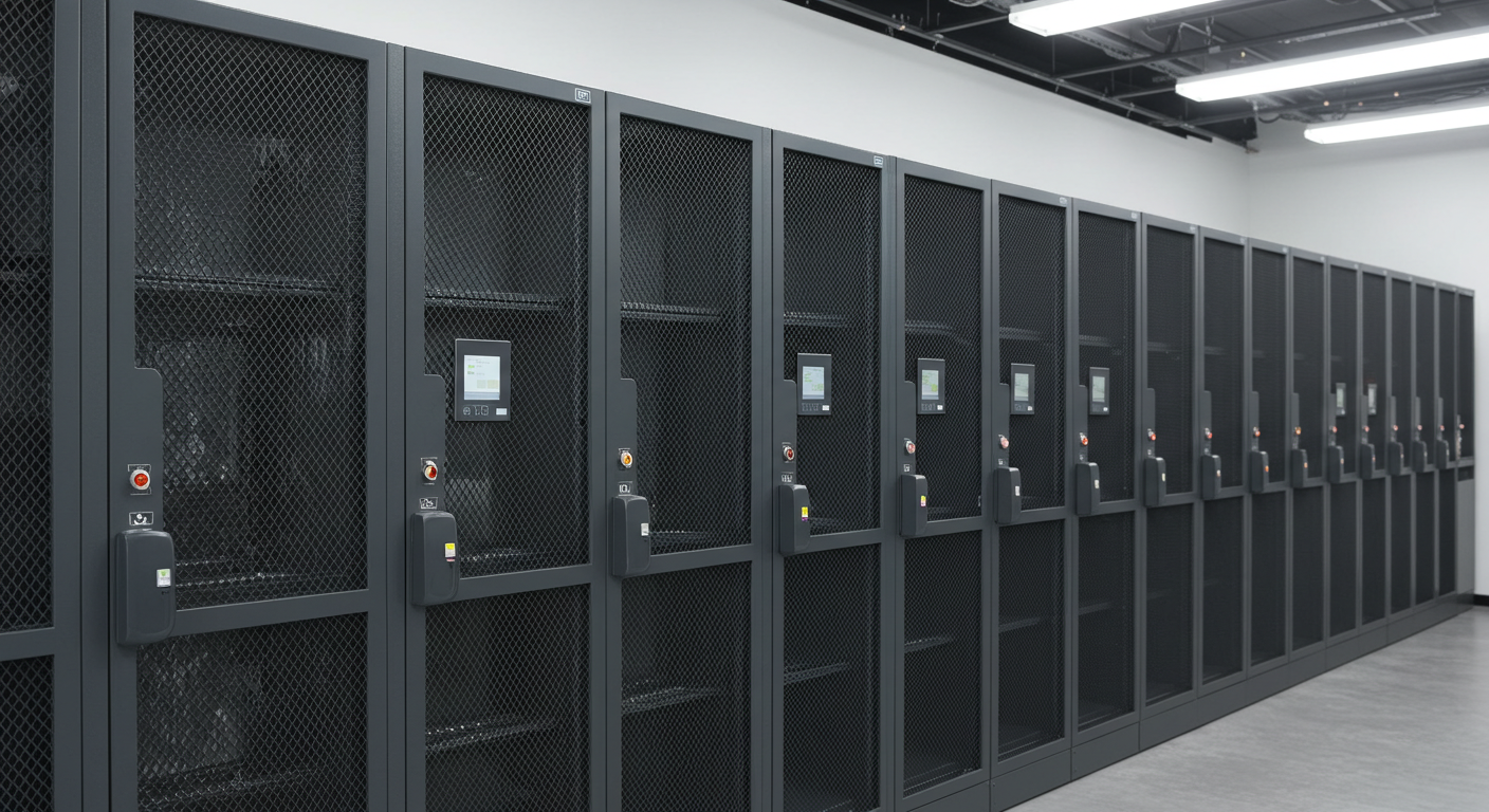 Climate controlled ventilated mesh lockers