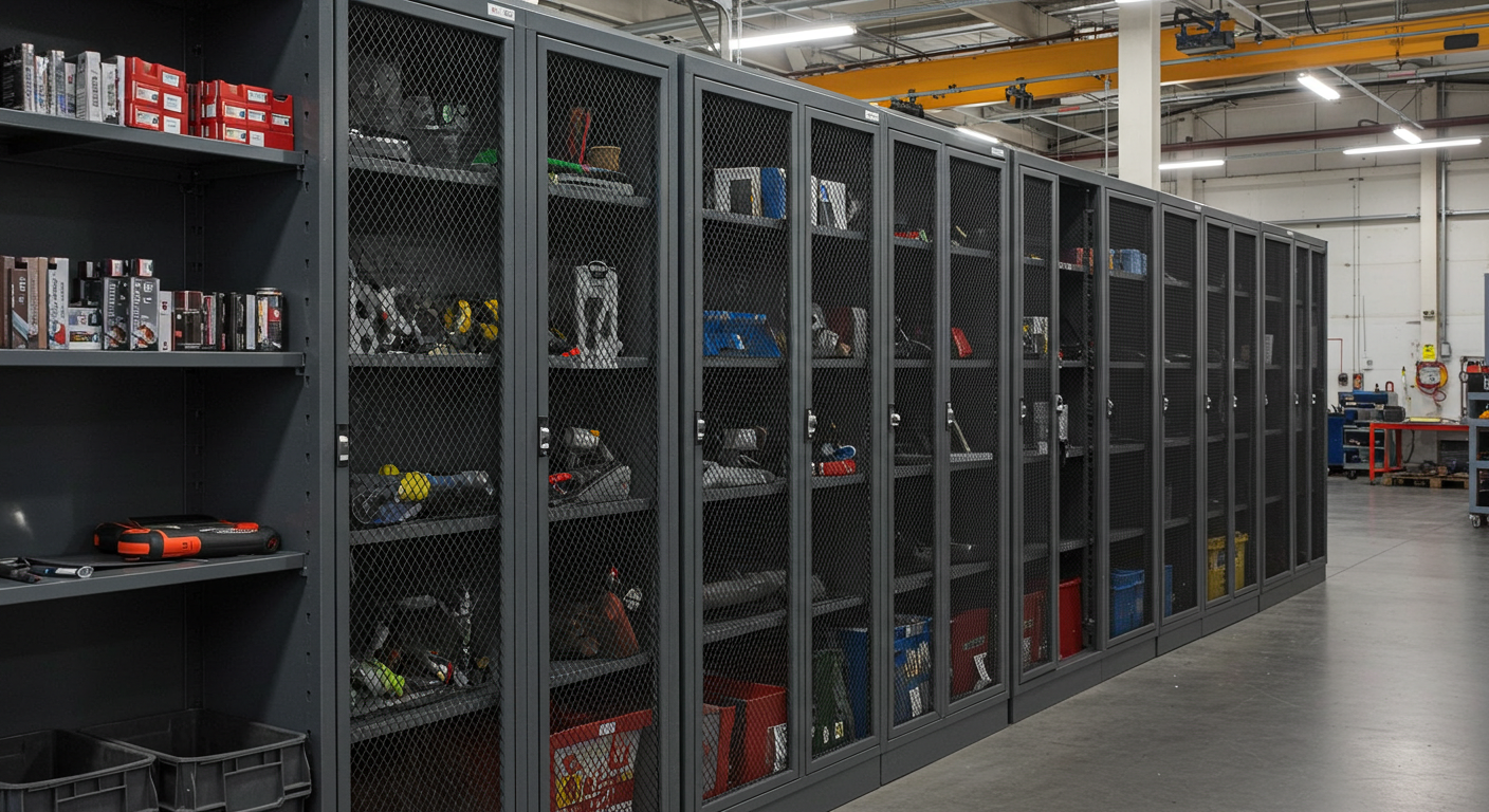 best mesh lockers for factory storage