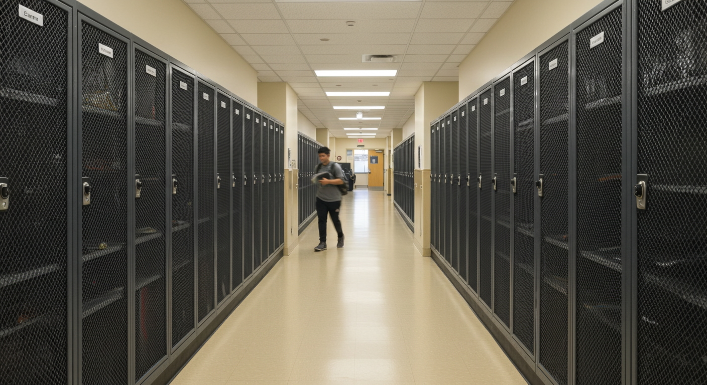mesh lockers in California