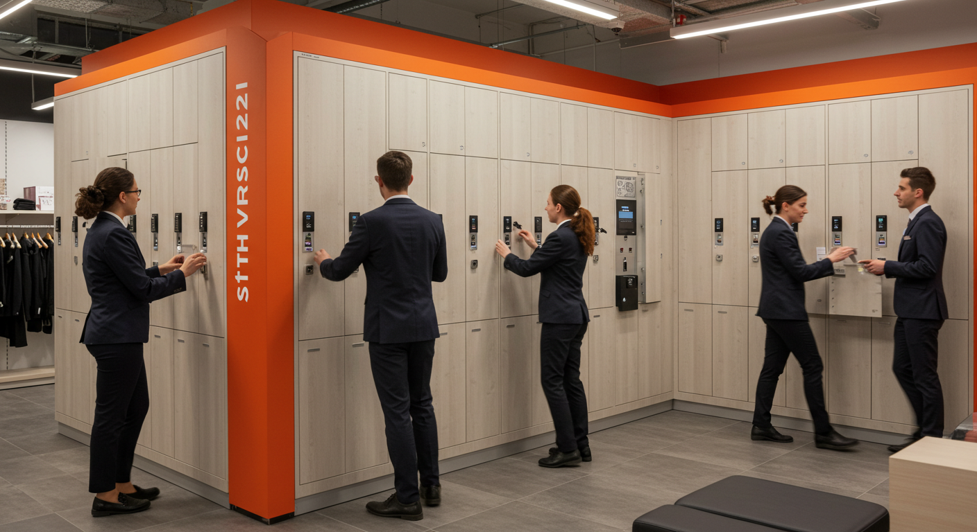 retail staff locker solutions
