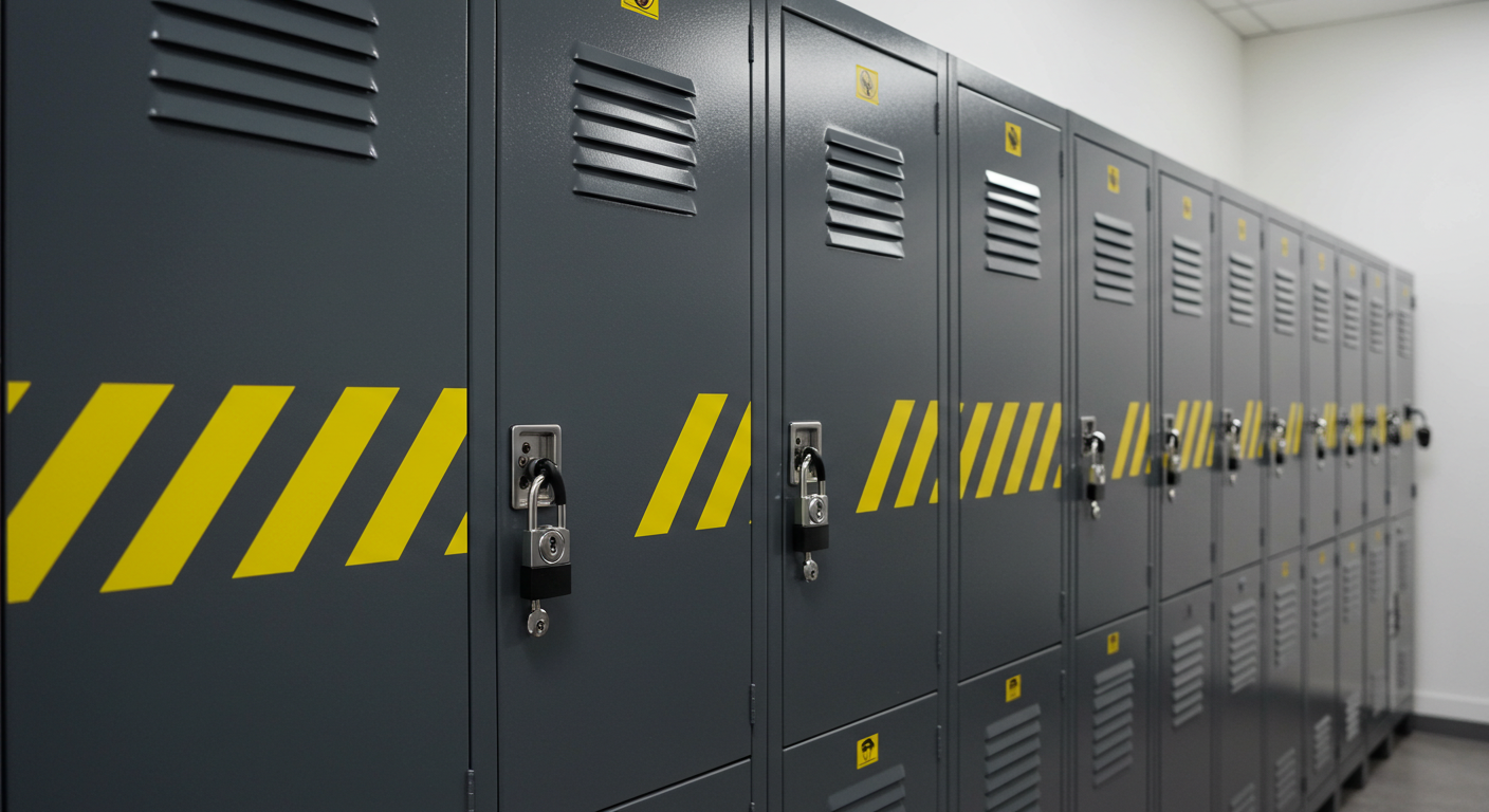 secure equipment lockers