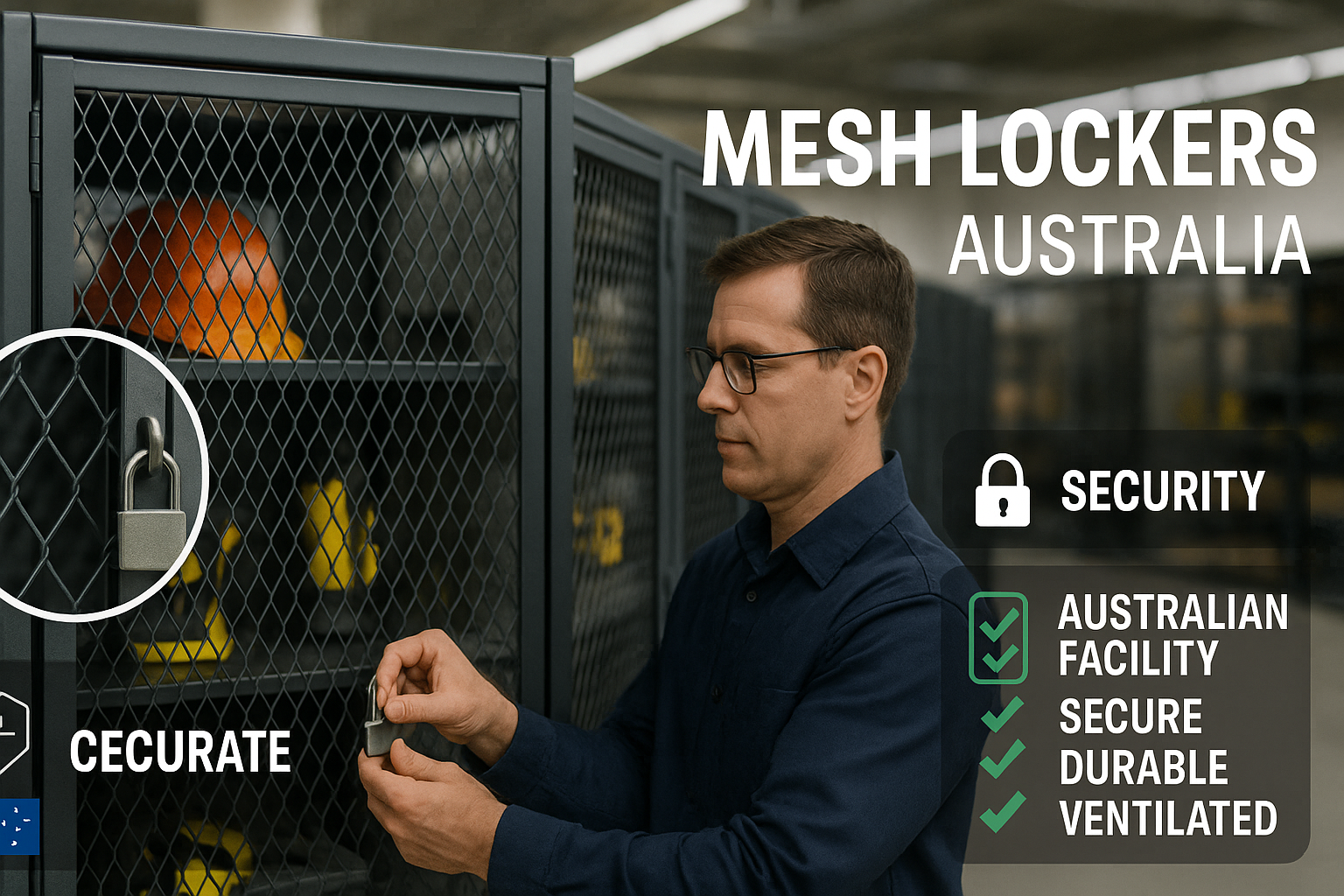 mesh lockers Australia