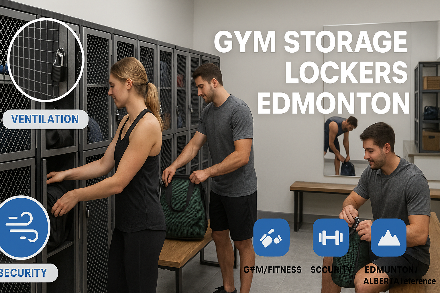 gym storage lockers Edmonton