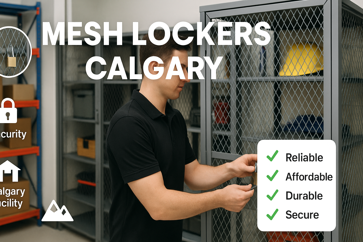 mesh lockers Calgary