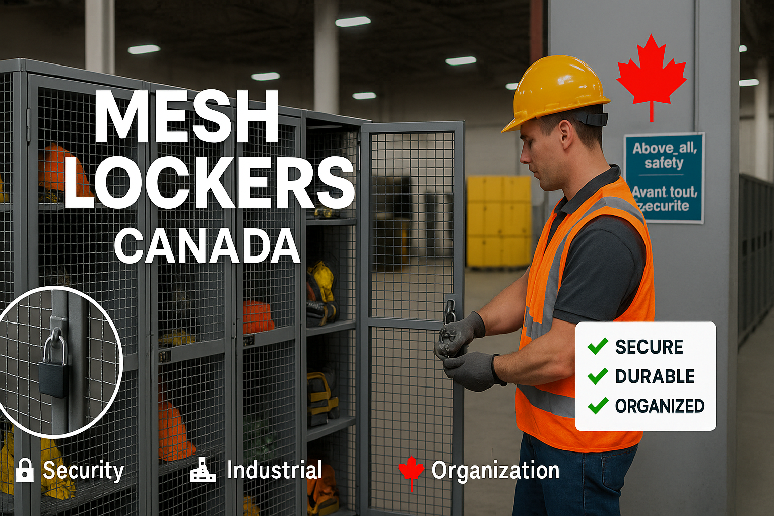 mesh lockers Canada