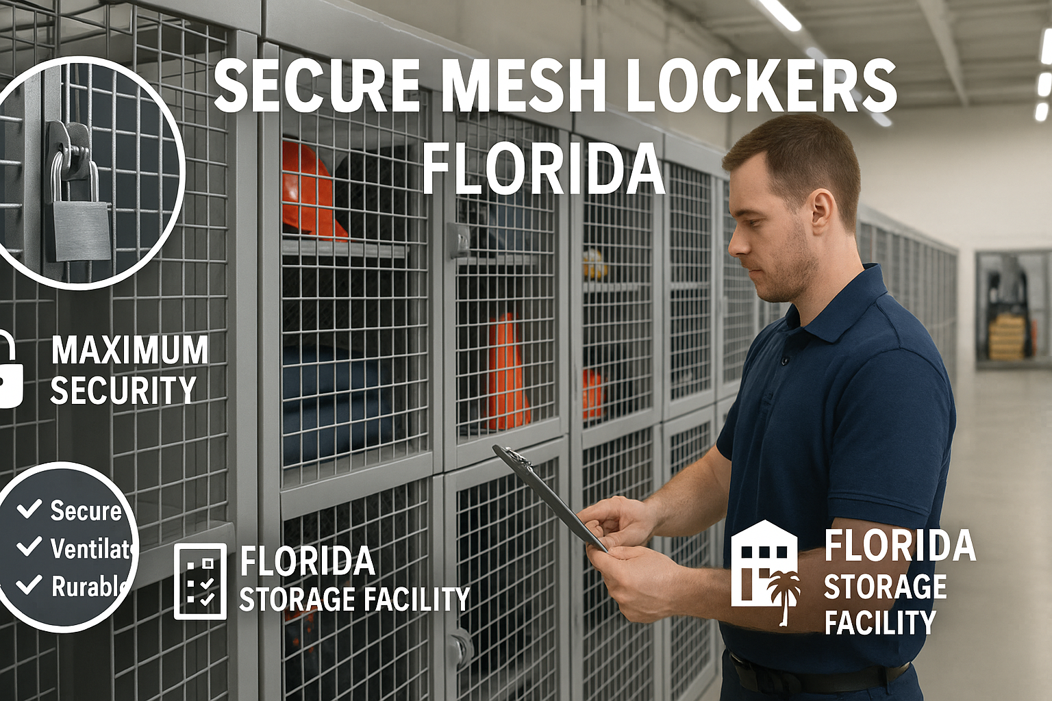 secure mesh lockers Florida