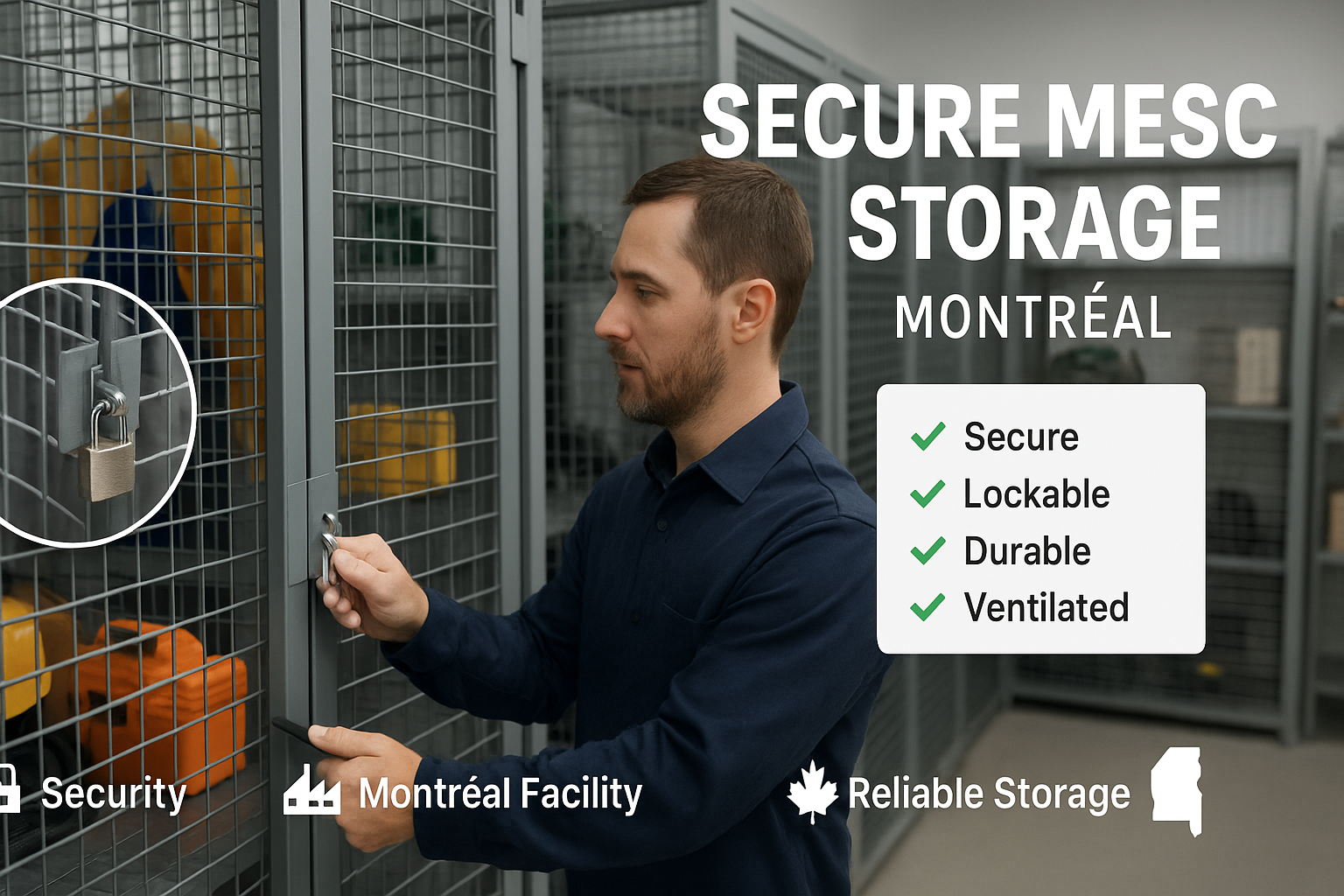 secure mesh storage Montreal