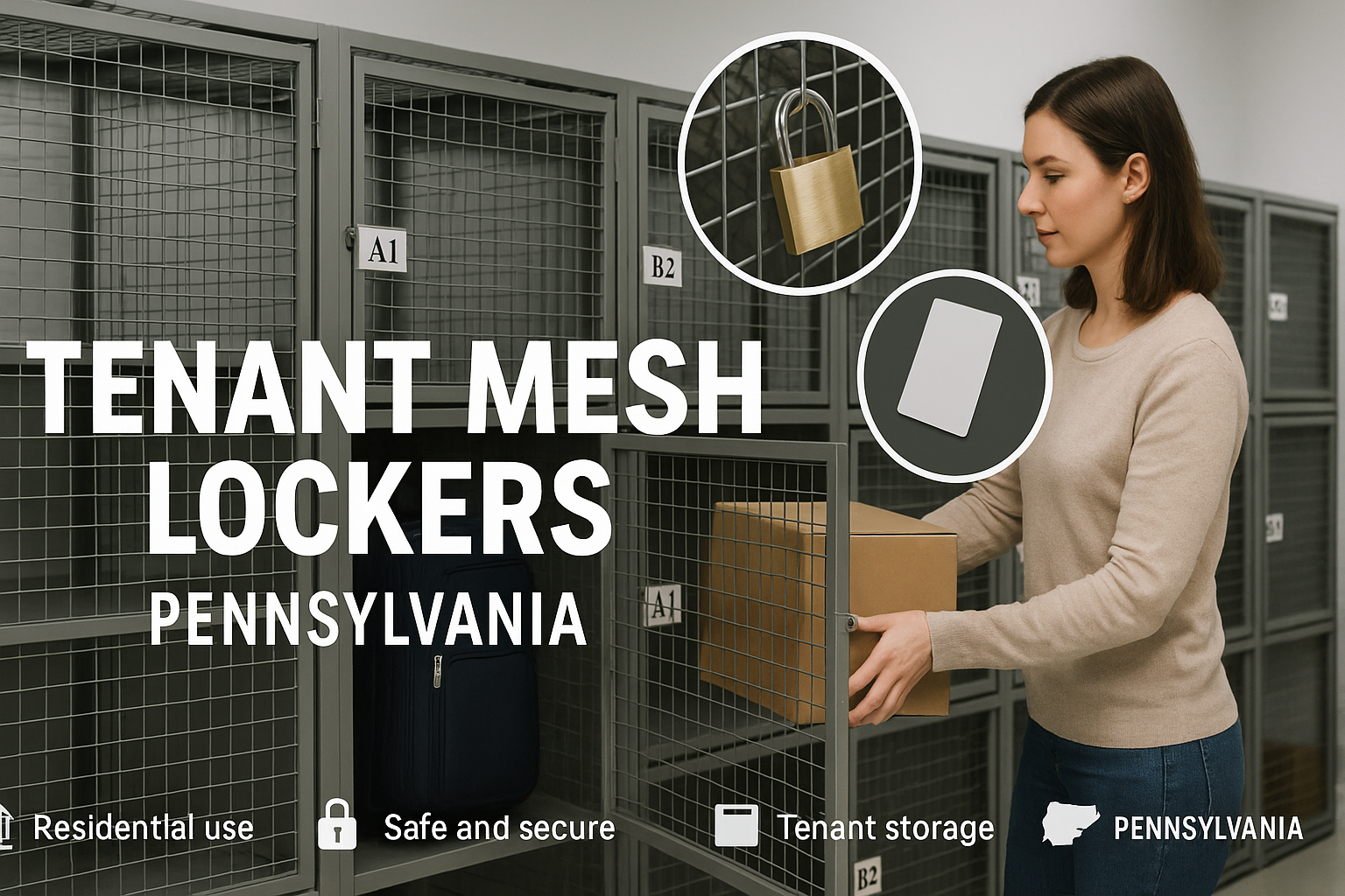 tenant mesh lockers Pennsylvania