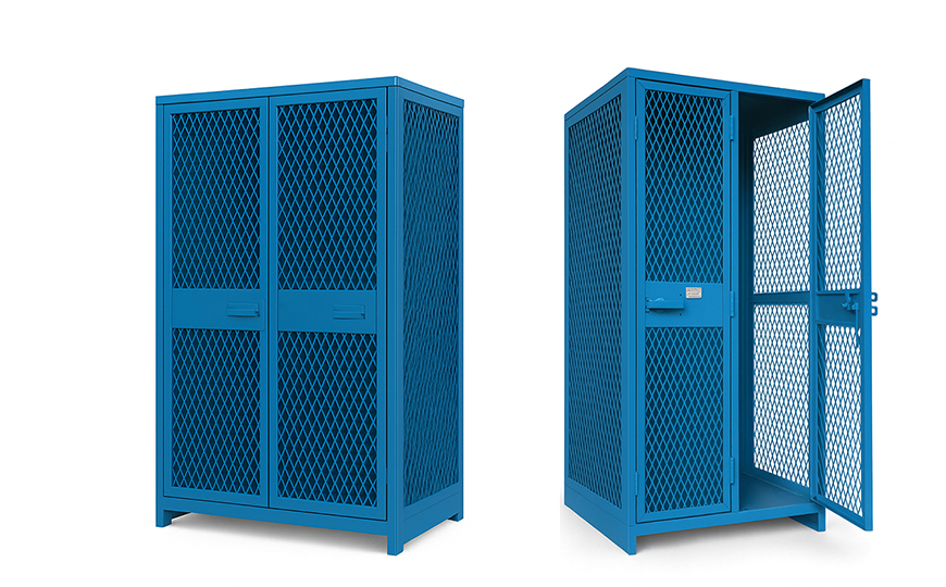 mesh locker for construction sites