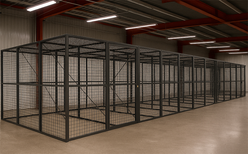 warehouse equpiment mesh lockers