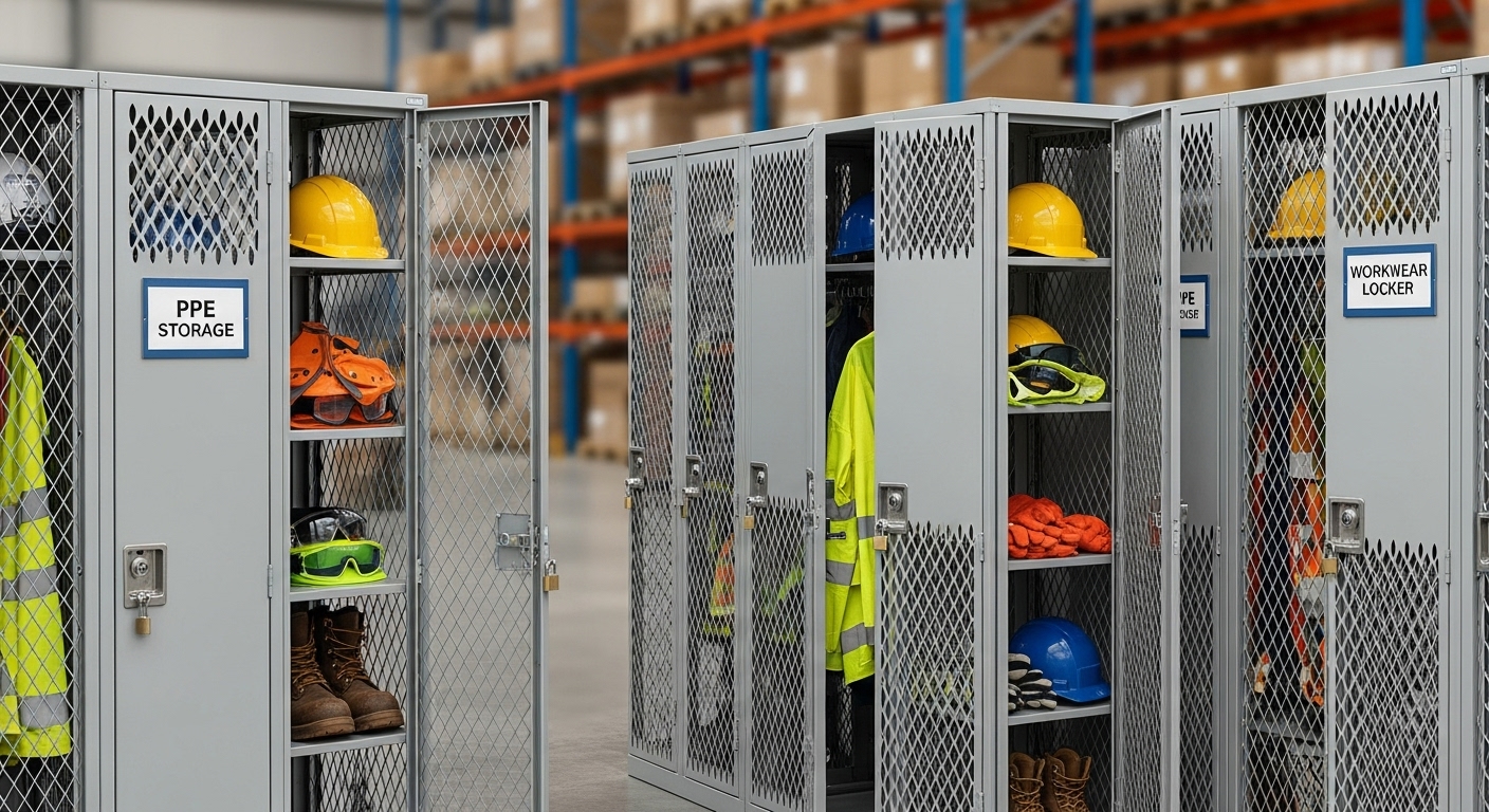 PPE & Workwear Wire Mesh Locker Manufacturers