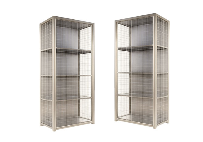 Perforated Mesh Lockers for mines working place.