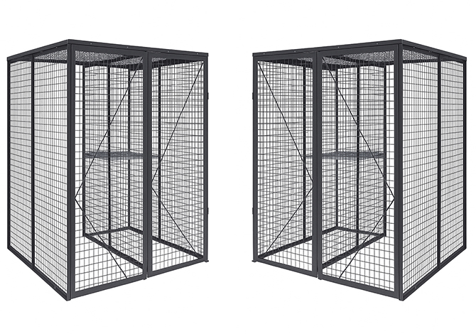 chemical storage cage