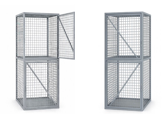 custom mesh lockers