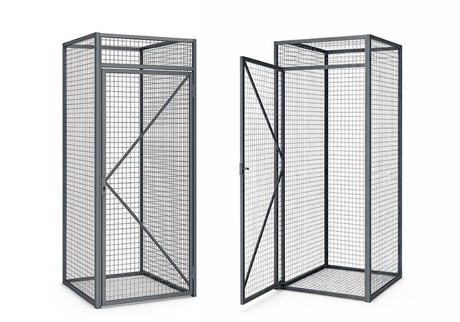 security mesh lockers
