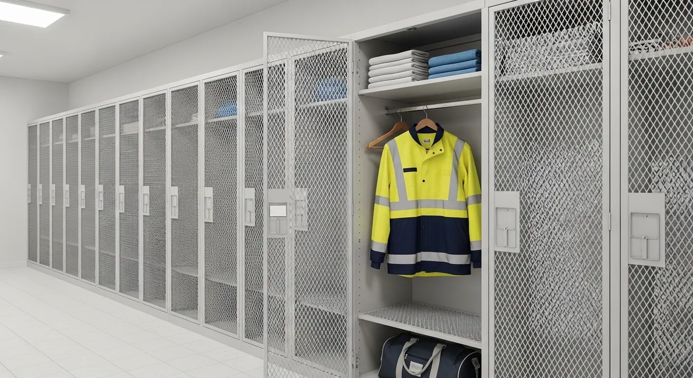 mesh locker accessories
