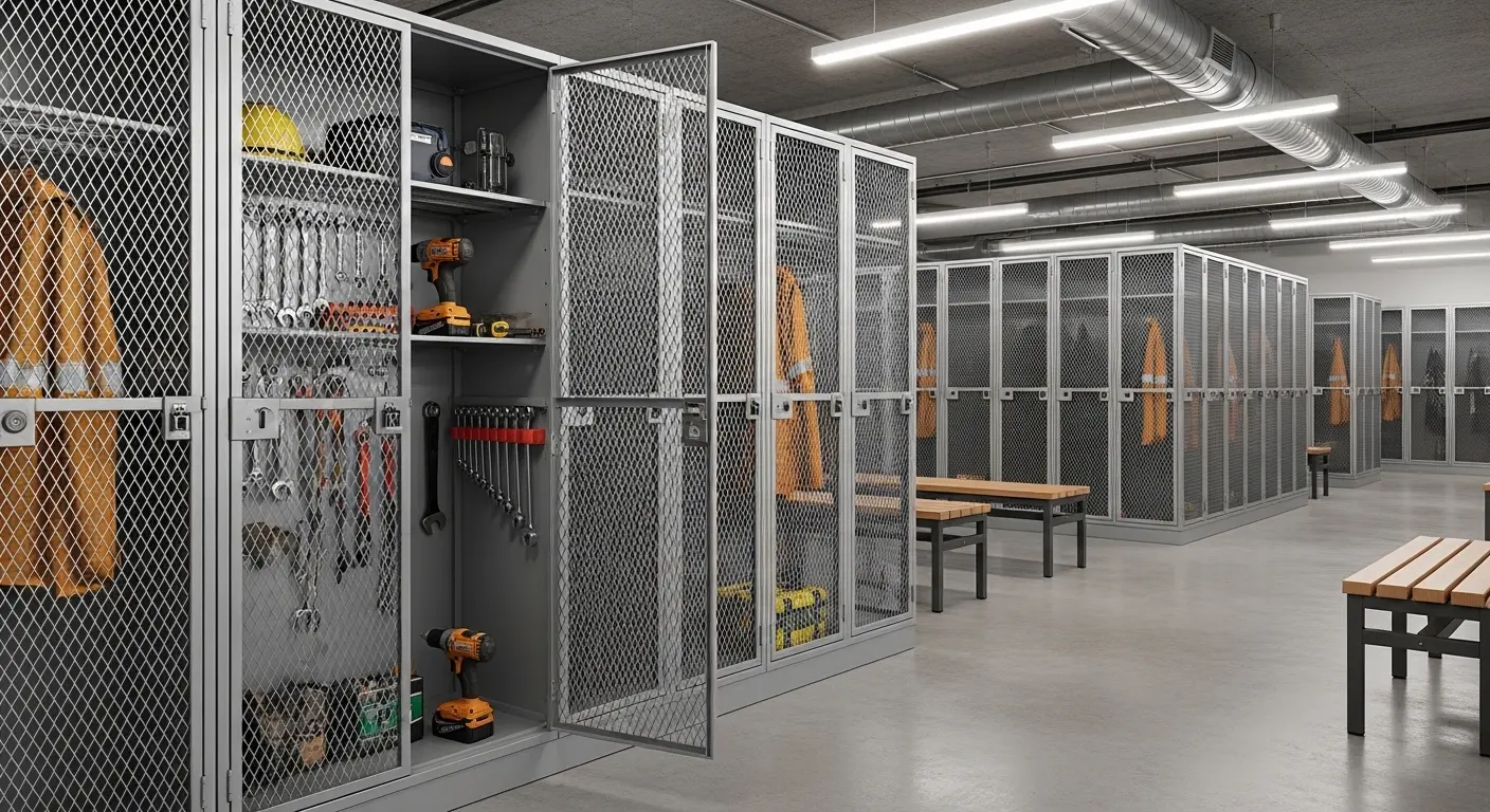 are mesh lockers secure