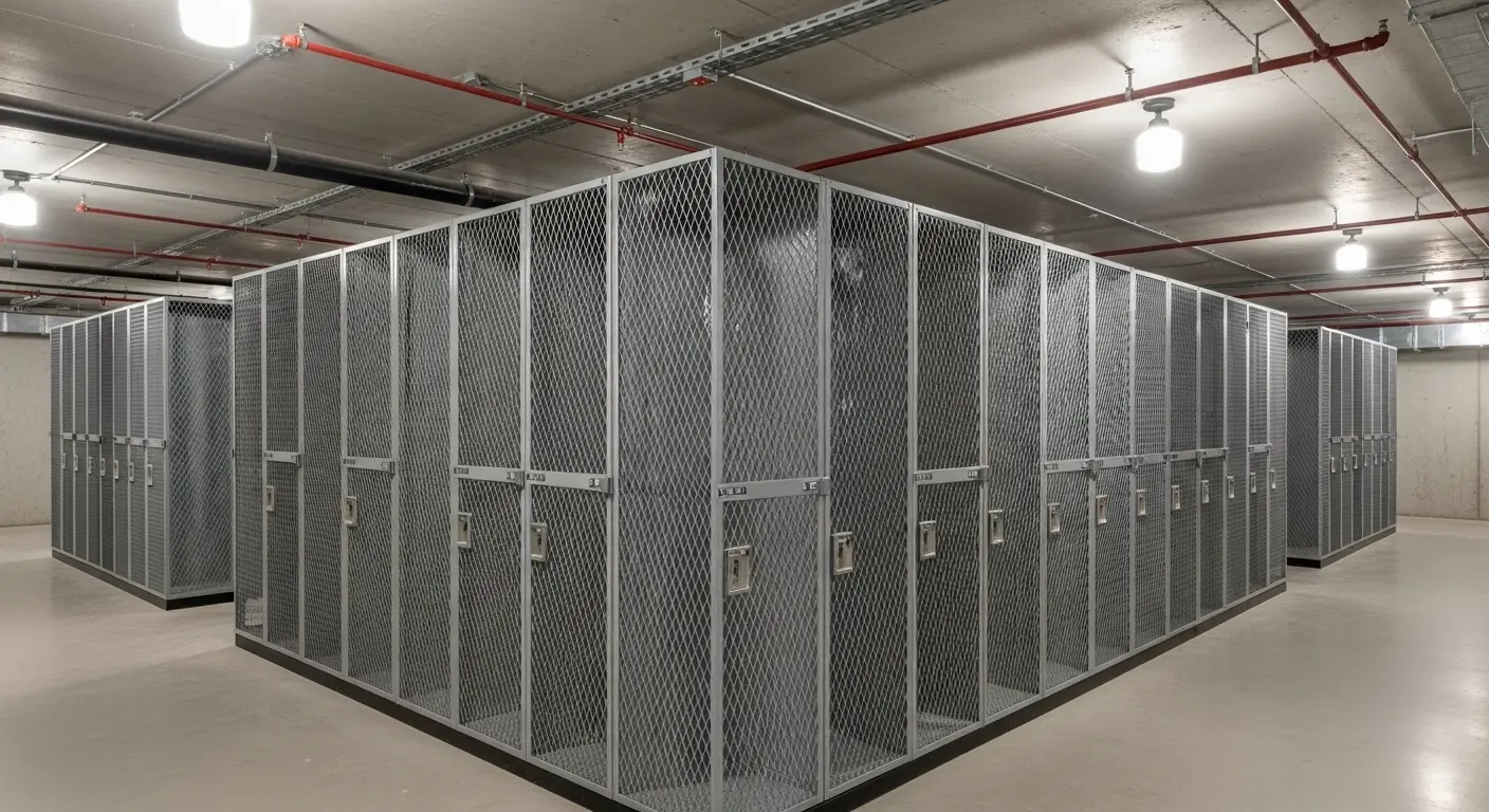 tenant storage locker requirements