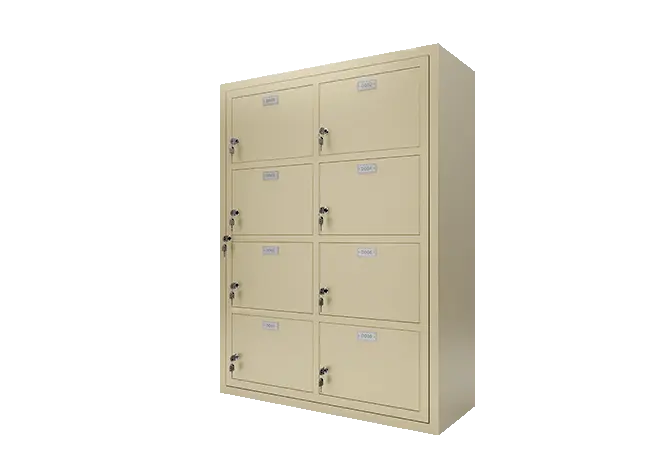 8 doors office lockers in beige