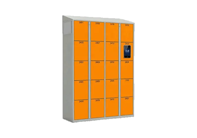 Smart Face Recognition Locker-orange