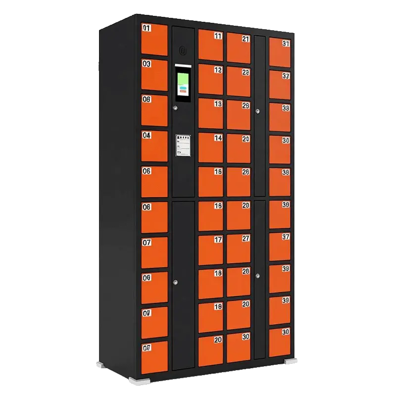 multi-compartment phone locker units : 40 doors