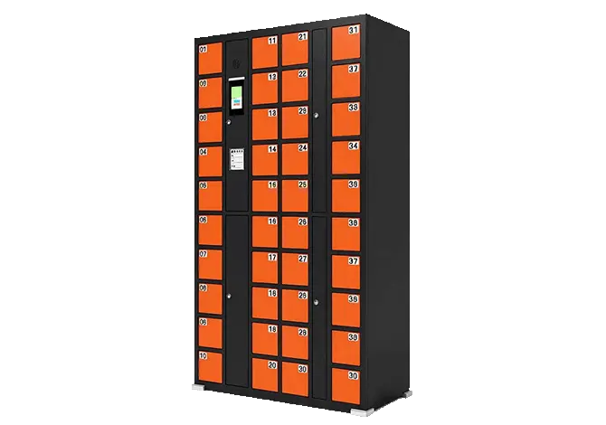 40 doors cell phone locker units