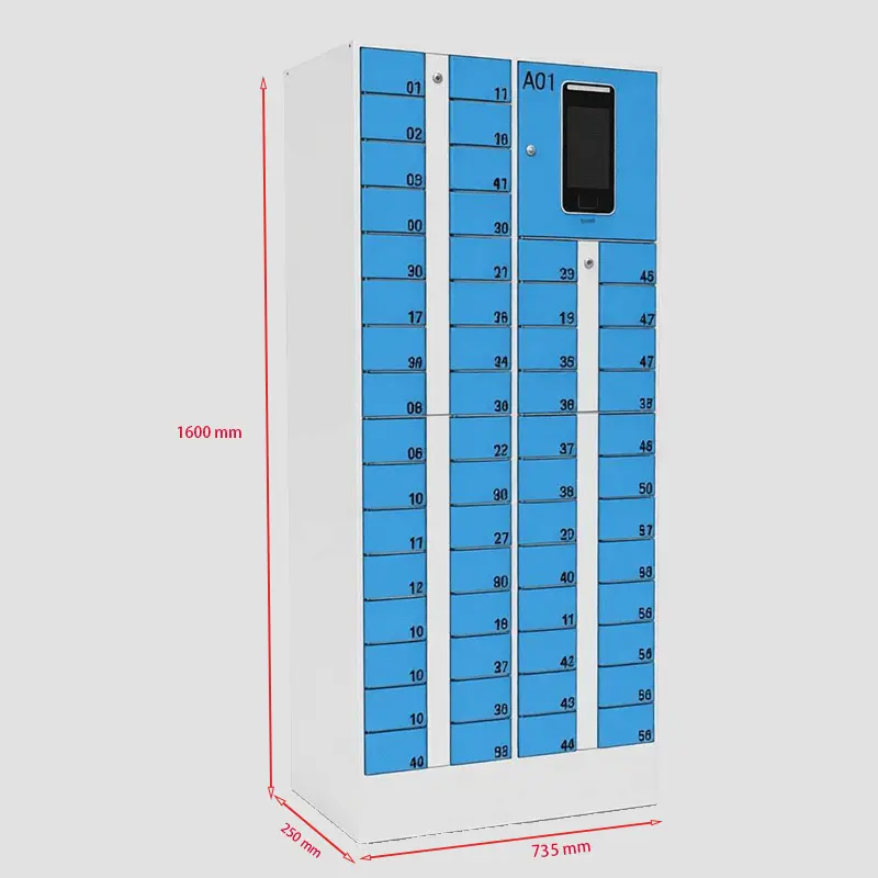 size of Gym Phone Lockers