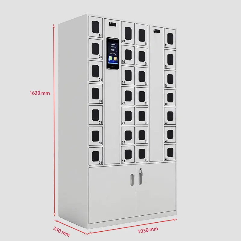 size of phone lockers for concerts exhibitions