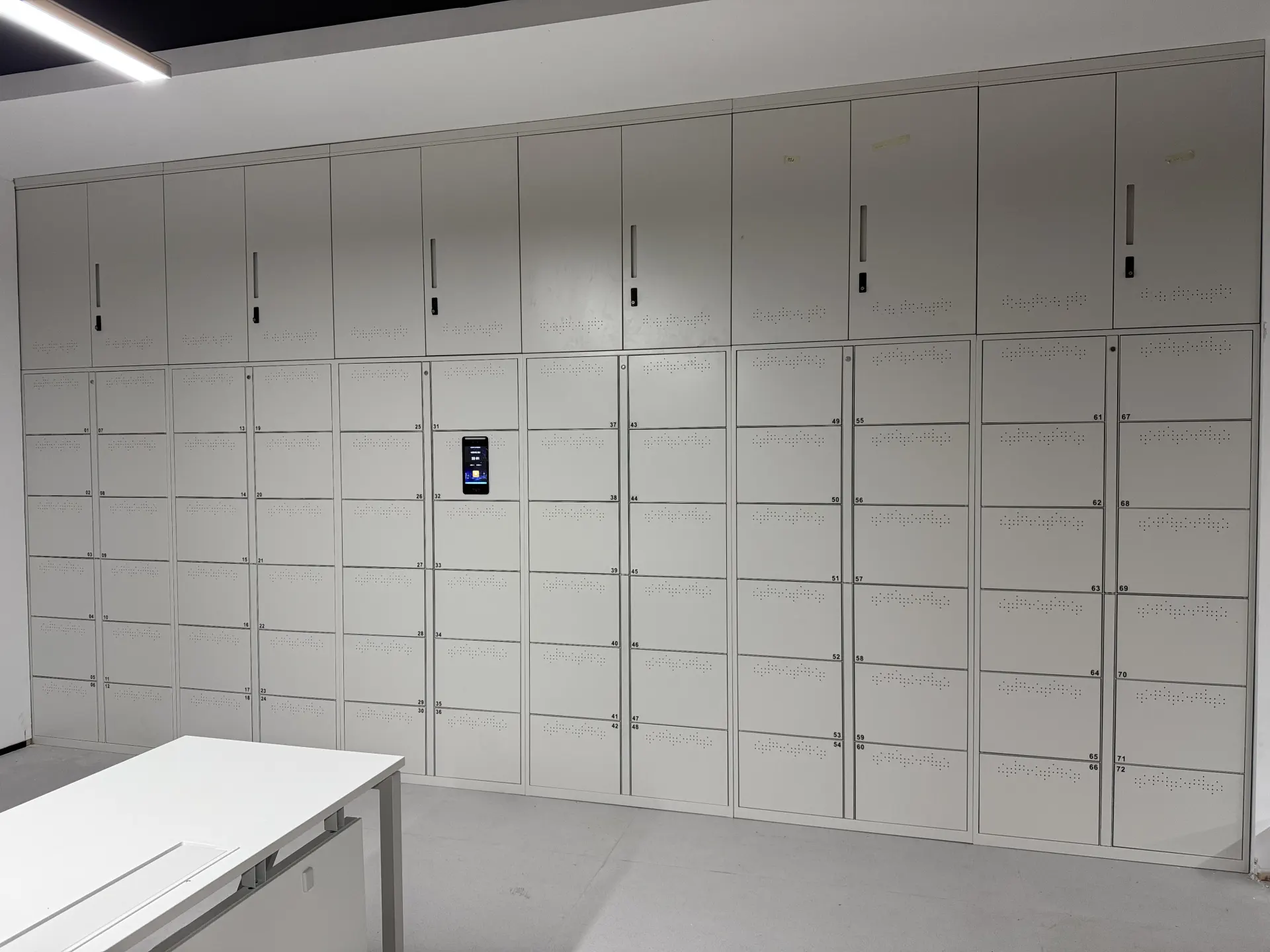Facial Recognition Office Lockers in office