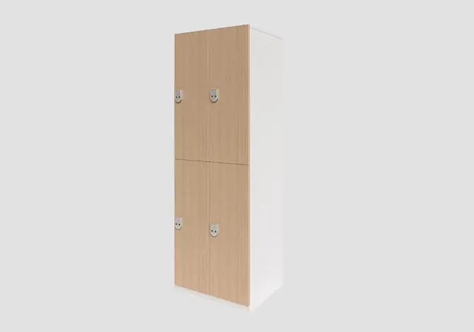Commercial Locker with 4 compartmnets